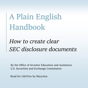 A Plain English Handbook:  How to create clear SEC disclosure documents cover