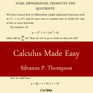 Calculus Made Easy cover