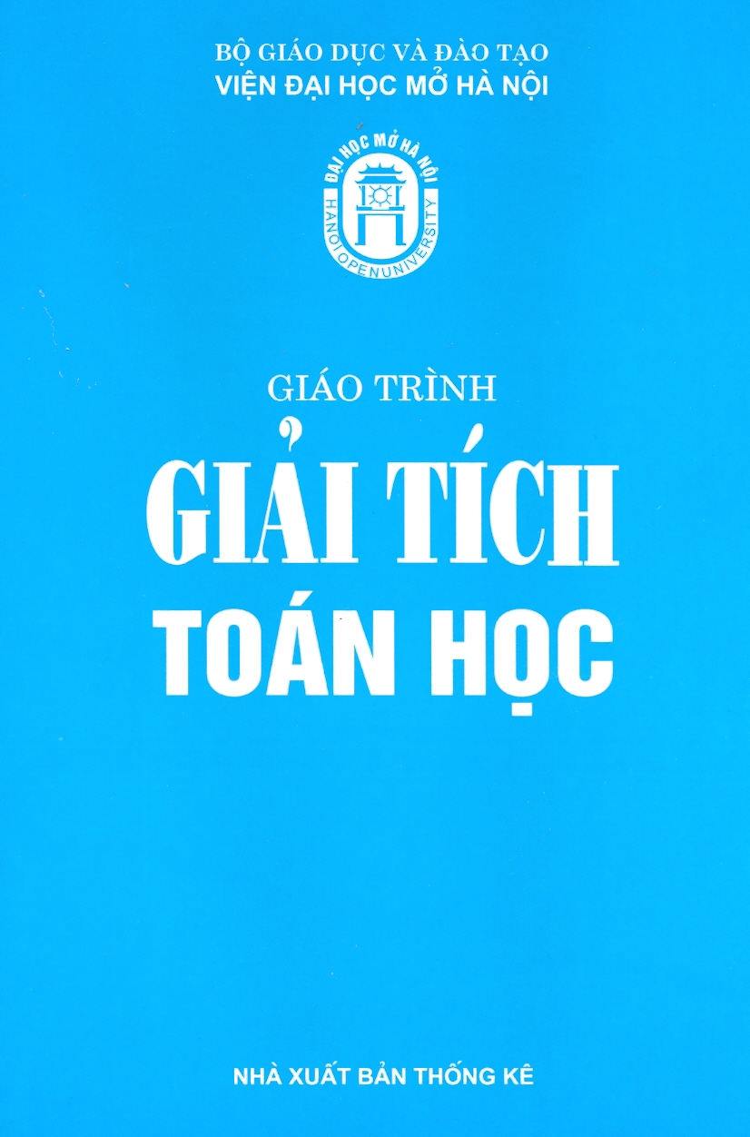 Giải tích toán học cover