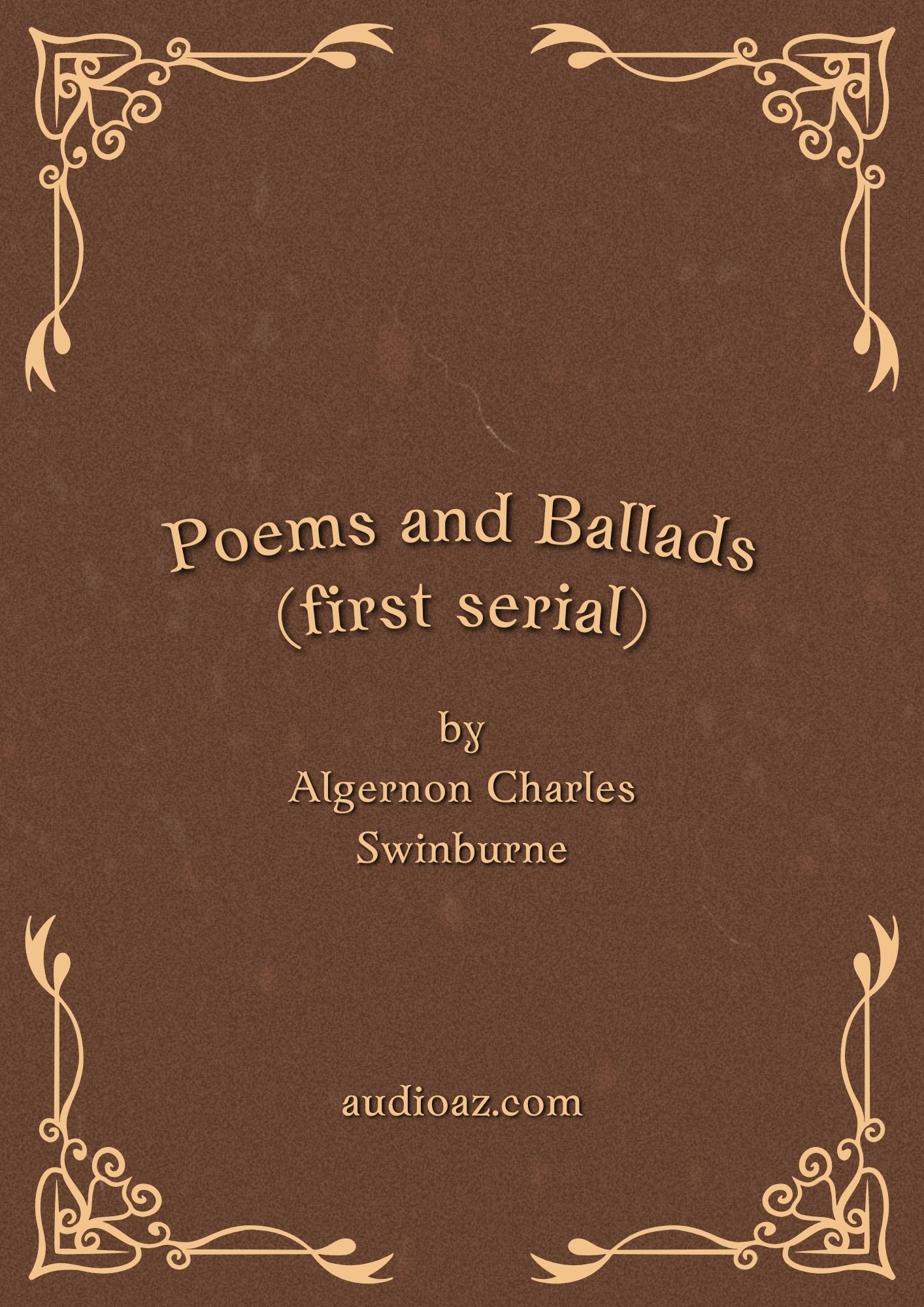 Poems and Ballads (First Series) cover