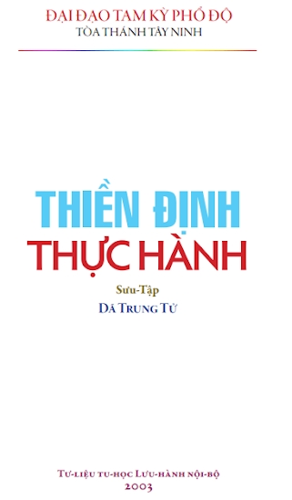 Thực Hành Thiền Định cover