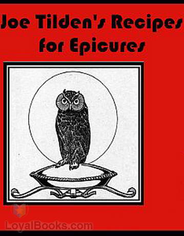 Joe Tilden's Recipes for Epicures cover