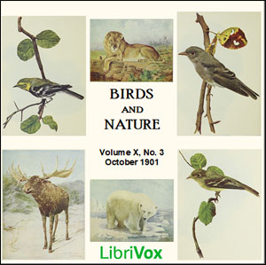 Birds and Nature, Vol. X, No 3, October 1901 cover