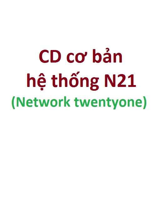 Sách nói: CD cơ bản hệ thống N21 (Network twentyone)