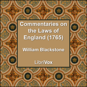 Commentaries on the Laws of England (1765) cover