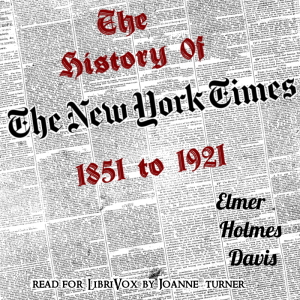 History of The New York Times, 1851-1921 cover