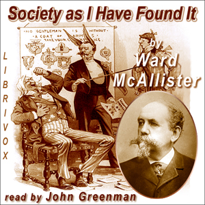 Society as I Have Found It cover