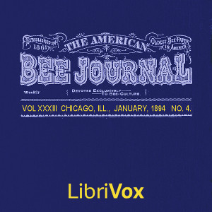 American Bee Journal, Vol. XXXIII, No. 4, Jan 1894 cover