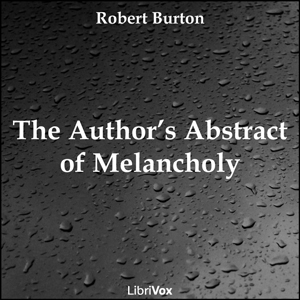 Author's Abstract of Melancholy cover