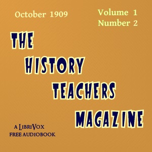 History Teacher's Magazine, Vol. I, No. 2, October 1909 cover