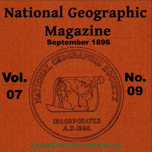 National Geographic Magazine Vol. 07 - 09. September 1896 cover