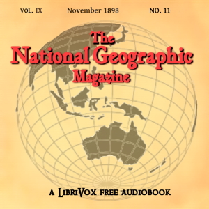 National Geographic Magazine Vol. 09 - 11. November 1898 cover