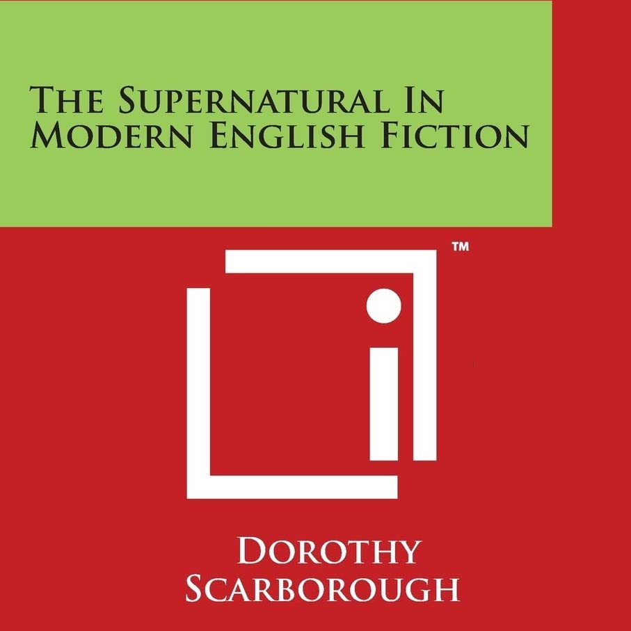 Supernatural in Modern English Fiction cover