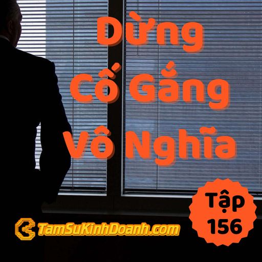 Ep156: Dừng Những Cố Gắng Vô Nghĩa - Tâm Sự Kinh Doanh #156 cover