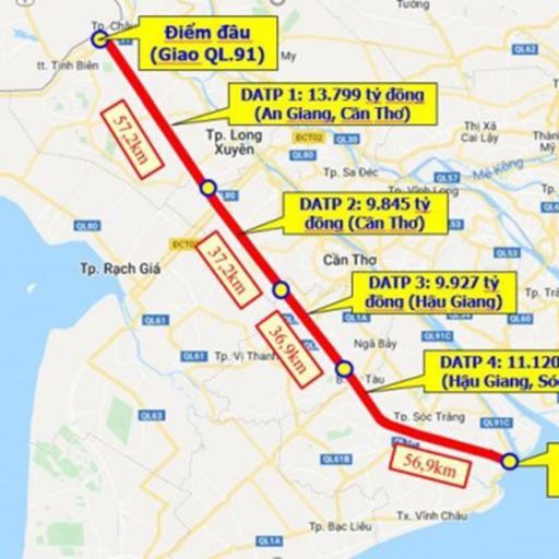 Ep8020: Tin trong nước - An Giang: Nỗ lực thực hiện giai đoạn 1 Dự án cao tốc Châu Đốc – Cần Thơ – Sóc Trăng cover