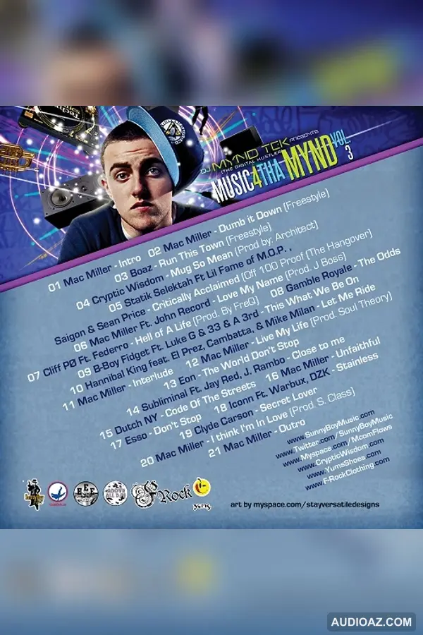  DJ Mynd Tek-Music 4 Tha Mynd Vol. 3 (Hosted By Mac Miller-2009