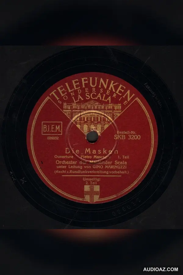 Marinuzzi, Gino - Le Maschere Tel SKB 3200 1941