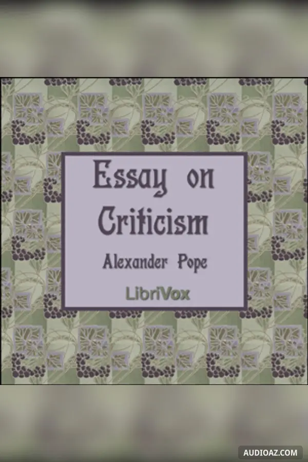 Essay on Criticism