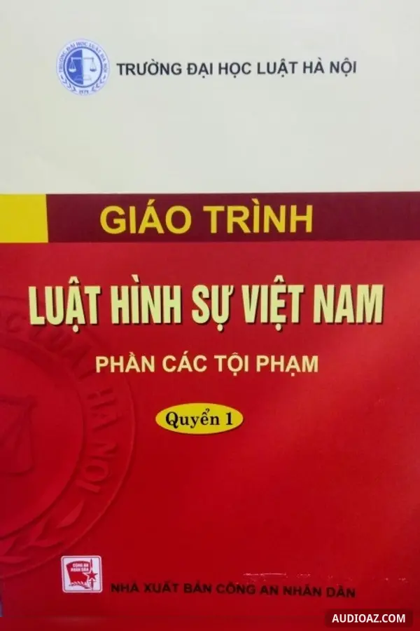 Giáo trình luật hình sự Việt Nam (Phần các tội phạm - Quyển 1)