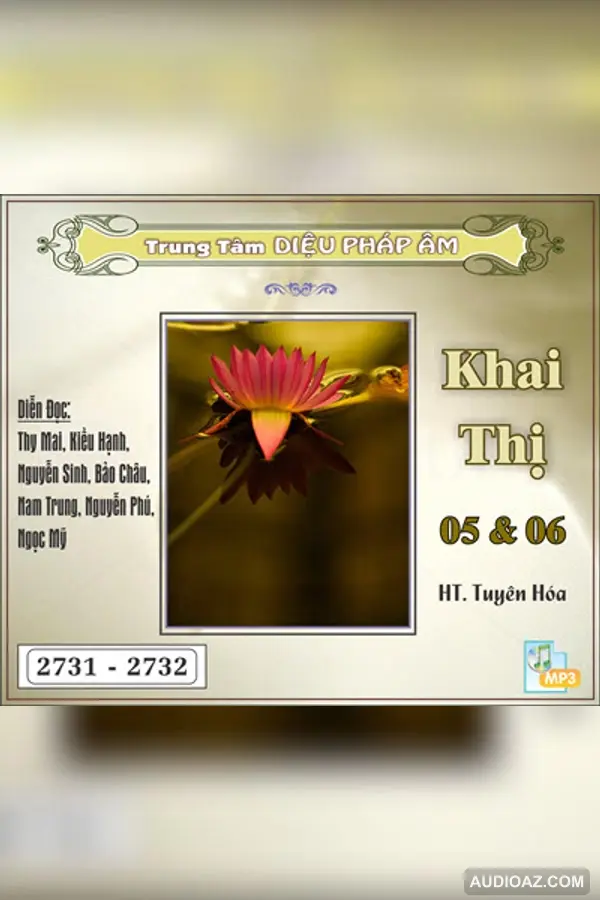 Khai Thị 6 - HT Tuyên Hóa 128kbps - DPA đọc - HT Tuyên Hóa - Audio Phật Pháp