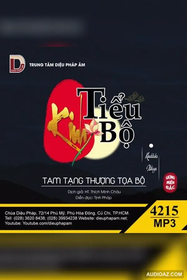 Kinh Tiểu Bộ tập 1 - giọng miền Bắc - Đại Tạng Kinh Nam Truyền 128kbps - Audio Phật Pháp