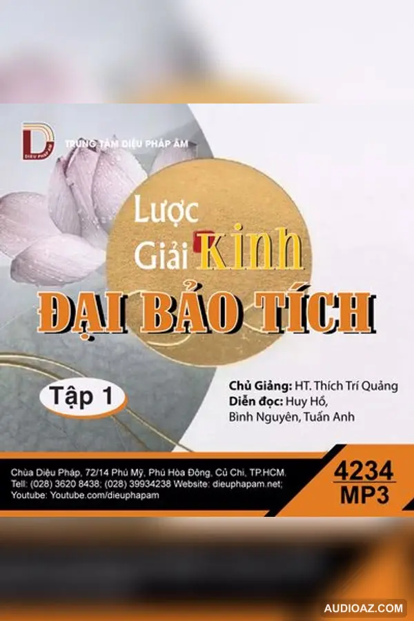 Lược Giải Kinh Đại Bảo Tích tập 1 - HT Thích Trí Quảng - Audio Phật Pháp