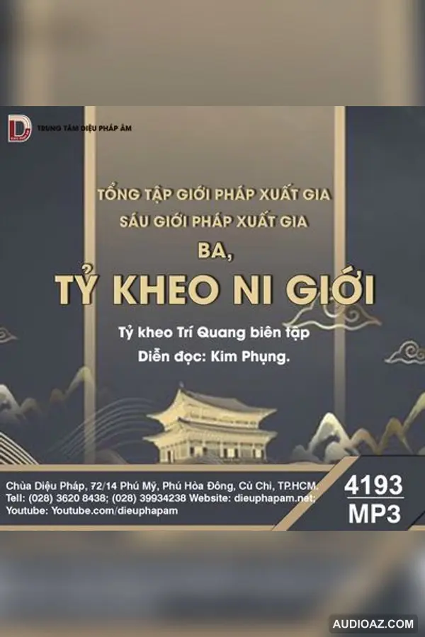 Tổng Tập Giới Pháp Xuất Gia tập 1 - Sáu Giới Pháp Xuất Gia - Tỷ Kheo Ni Giới - Giới Luật - Audio Phật Pháp