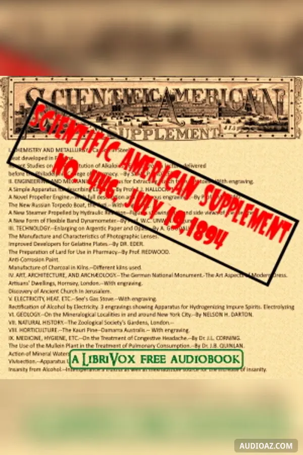 Scientific American Supplement, No. 446, July 19, 1884