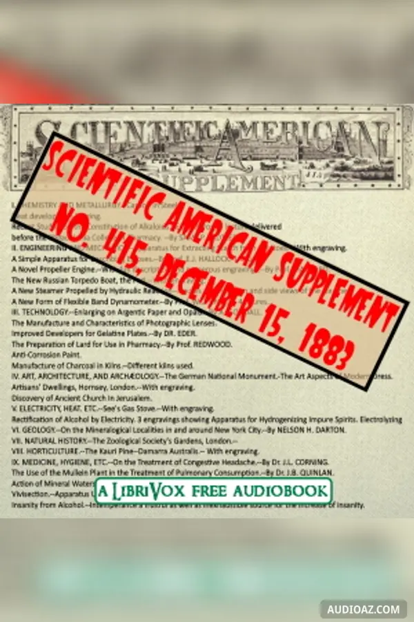 Scientific American Supplement, No. 415, December 15, 1883