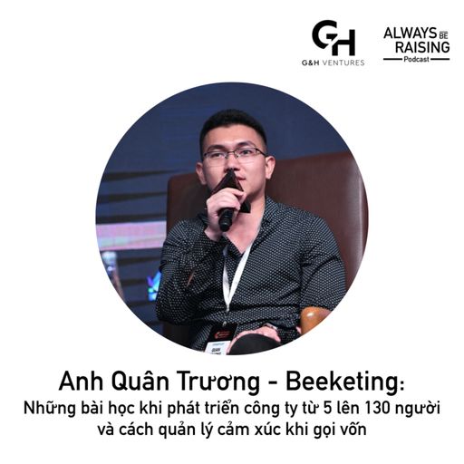 Ep4: ABR#004: Anh Quân Trương - Beeketing: Những bài học khi phát triển công ty từ 5 lên 130 người và cách quản lý cảm xúc khi gọi vốn cover