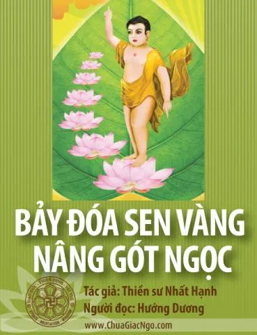 Bảy Đóa Sen Vàng Nâng Gót Ngọc