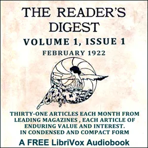 The Reader's Digest, Volume 1, Issue 1