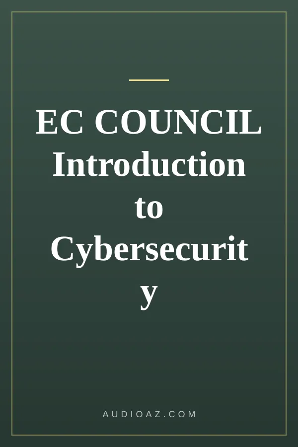 EC COUNCIL Introduction to Cybersecurity