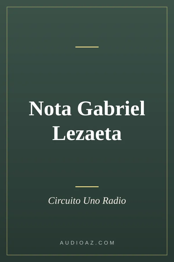 Nota Gabriel Lezaeta