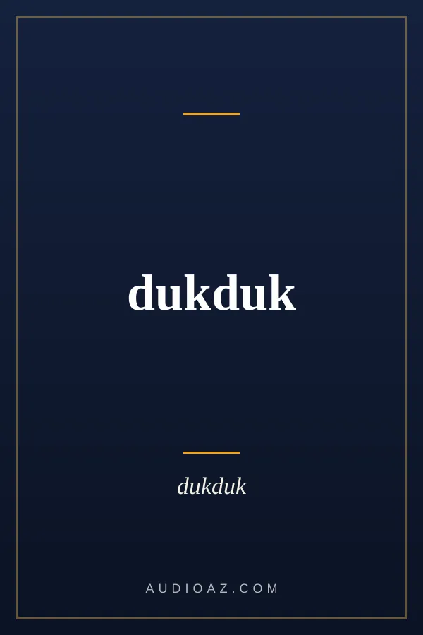 dukduk