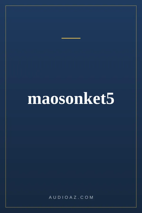 maosonket5