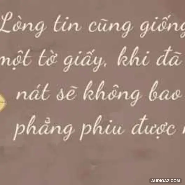 Làm gì để lấy lại lòng tin của vợ?